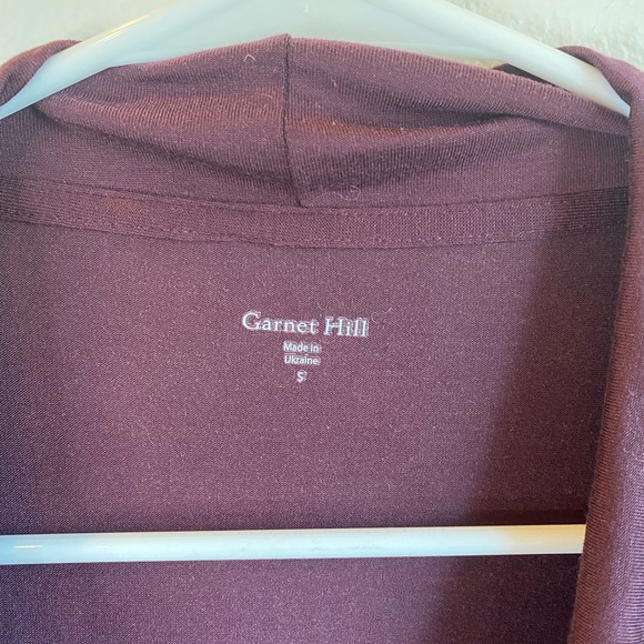 BOGO! Garnet Hill ‘Lace Inset Cowl Neck’ top - Picture 6 of 10